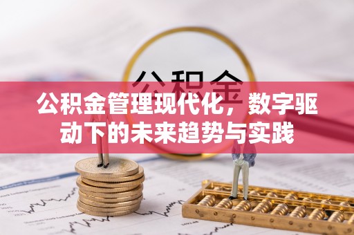 芦溪公积金管理现代化，数字驱动下的未来趋势与实践