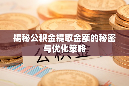 芦溪揭秘公积金提取金额的秘密与优化策略