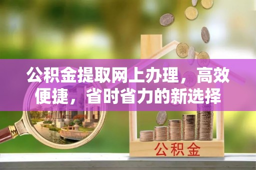 芦溪公积金提取网上办理，高效便捷，省时省力的新选择