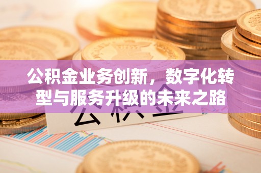芦溪公积金业务创新，数字化转型与服务升级的未来之路