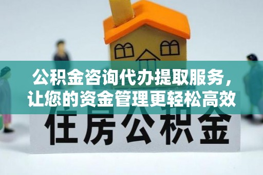 芦溪公积金咨询代办提取服务，让您的资金管理更轻松高效