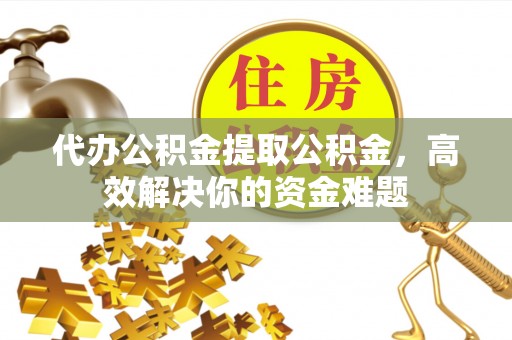 芦溪代办公积金提取公积金，高效解决你的资金难题